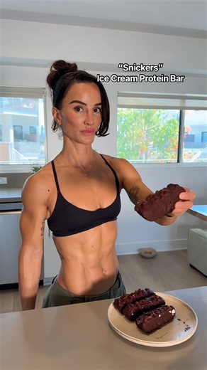 “Snickers” Ice Cream Protein Bar - WOW