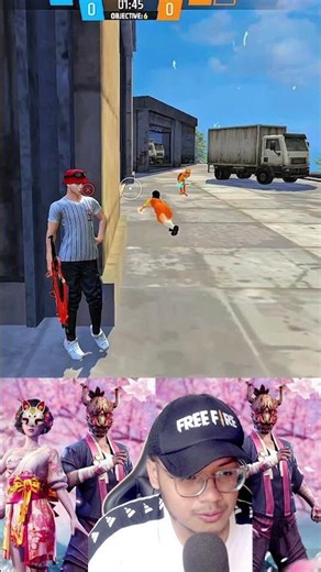 prank ff jalan model free fire #ff #freefire #roblox #SummerOfGoals