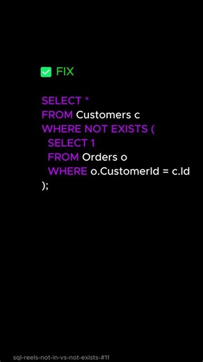 NOT IN vs NOT EXISTS – The NULL Trap