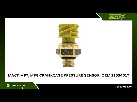 Mack MP7, MP8 Crankcase Pressure Sensor : OEM 21634017