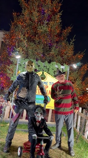 Freddy and Jason meet Billy Puppet! #halloween #freddykrueger #jasonvoorhees #saw #horrormovies