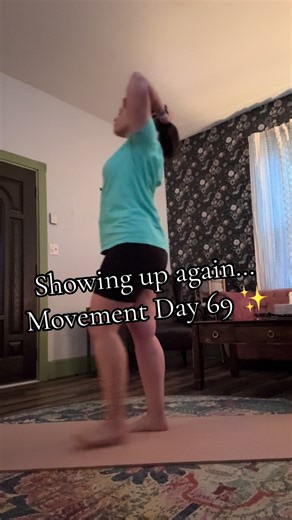 Movement Day 69 ✔️ Core & arm Pilates with wrist weights and my arms were NOT prepared for that burn 🔥 Still showing up, still moving. #growwithjo #movementeveryday #pilatesworkout #fitnessjourney #weightlossjourney