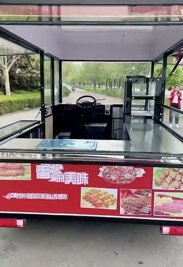 Fast food cart for smaller vendor