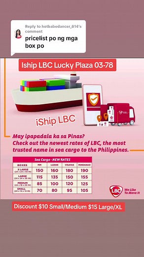 LBC Shipping Rates Manila to Pangasinan Promo
