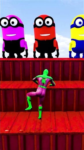 GTA 5 Epic Water Ragdolls | Spider-Man Jumps / Fails ep.17781 #shorts