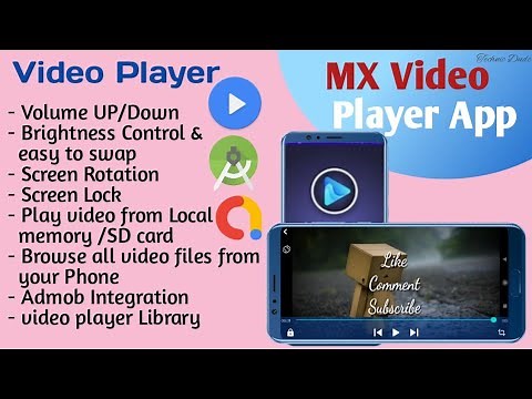 How to Create MX Video Player App in Android studio