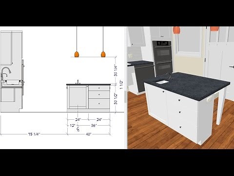 Creating a Kitchen Island for the NKBA CKBD Exam