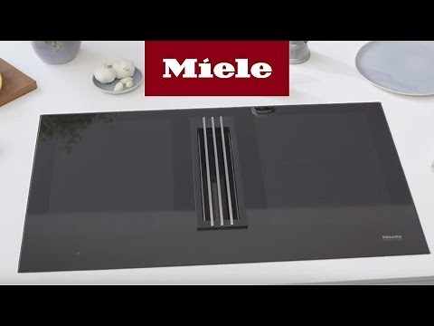 Induktionskochfeld mit integriertem Wrasenabzug I Miele