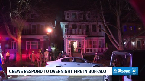 Crews respond to overnight fire in Buffalo
