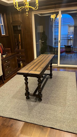 Hooker Furniture’s Living Room Bluewind Flip-Top Console Table has unlimited possibilities, get Hooked at the Brick and Mortarless Design Center today!!!!!! We are not showing you ten choices we are showing you hundreds sometimes thousands!!!! #consoletable #designwithus #hookerfurniture #furnituretrends #farmhouse #customrugs #fyp | Brick and Mortarless Furniture