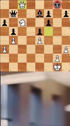 Beautiful Queen Sacrifice! #chess #chessgame