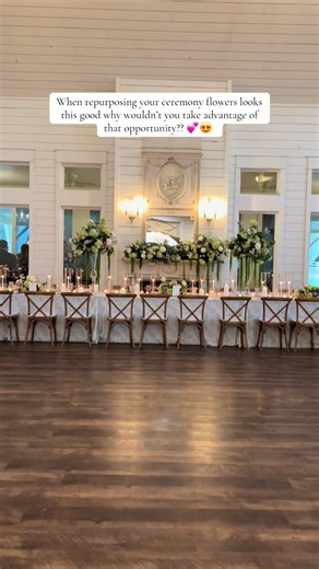 Repurposing Wedding Flowers for Stunning Reception Décor