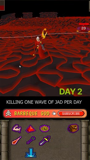 KILLING ONE WAVE OF JAD PER DAY #osrs