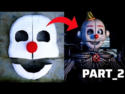 How To Make Ennard Mask With Cardboard [ FNAF COSPLAY ] Easy Tutorial | PART_2