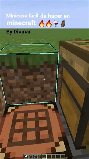 Minicasa para minecraft java & bedrock 🔥🔥🍷🗿#minecraft #shorts