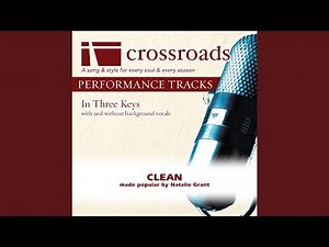 Clean (Performance Track Low without Background Vocals)