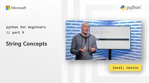Python for Beginners [9 of 44] String Concepts