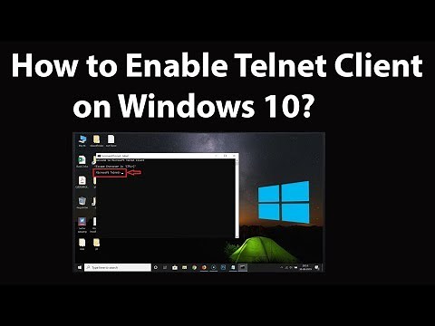How to Enable Telnet Client on Windows 10?