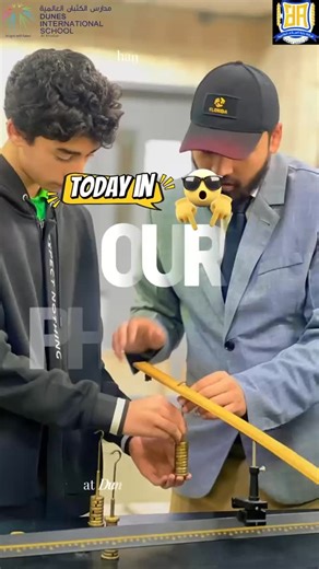 Learning Physics Through Hands-On, Activity-Based Learning. British Curriculum #HandsOnLearning #ActivityBasedLearning #PhysicsInAction #BritishCurriculum #STEMEducation #dunesinternationalschoolkhobar #ksa #socialmedia | Dunes International School