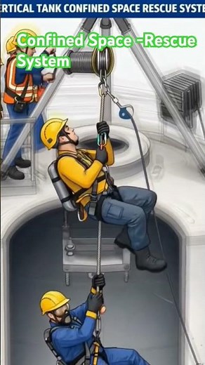 🚧 Confined Space Rescue | Vertical Tank Safety 🚧