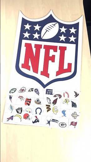 NFL Stickers | Summa S3 Class Vinyl Roll Cutter