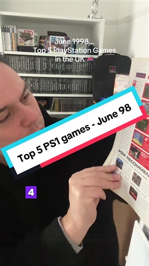 Top 5 PlayStation Games – June 1998 🔥 “June 1998…” “Top 5 PlayStation Games in the UK 🇬🇧” “This was peak PS1 era.” June 1998 was an unreal time to own a PlayStation. These were some of the biggest PS1 games dominating that summer in the UK. If you were gaming in 1998, you’ll remember at least one of these. Which one did you play the most? #PlayStation1 #PS1 #1998Gaming #RetroGamingUK #GamingNostalgia