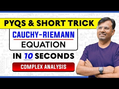Complex Analysis | Cauchy Riemann Equation | PYQs & Short Trick By Gp sir