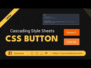 Master CSS Buttons Button 5 Web Development UI Design Responsive Button ITSolZone