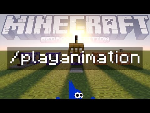 Comment utiliser le /playanimation sur Minecraft Bedrock ??? [CommandBlock]