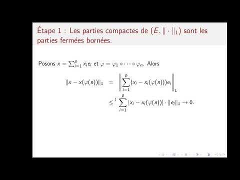 Equivalence des normes en dimension finie
