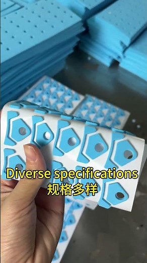 Non-slip self-adhesive EVA sponge mat with single-sided adhesive backing; round pad