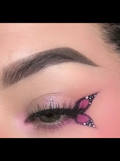 Pink Butterfly Eye Makeup Look — Step-by-Step Guide