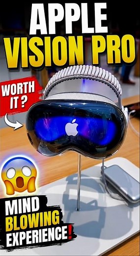 I Finally Tried Apple’s Vision Pro… 🤯 It’s INSANE! #shorts