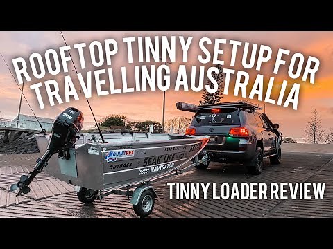 ROOFTOP TINNY SETUP FOR TRAVELLING AUSTRALIA! TINNY LOADER REVIEW | SEAK LIFE TINNY RACK