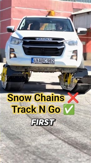 Snow Chains vs Track N Go: This Track System Turns Your Truck Into a Snow Tank in Minutes #facts