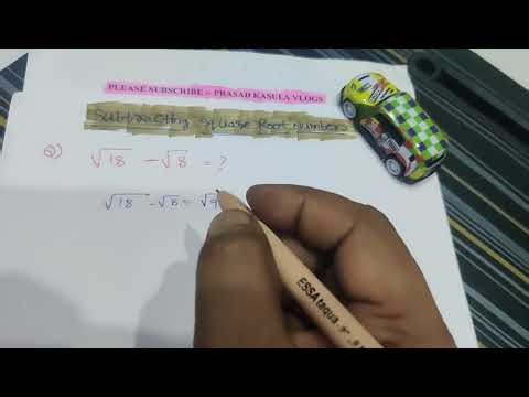 Subtraction of Square Root Numbers | JEE Mains Important Concept | Fast Maths Trick