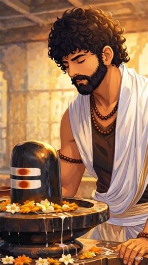 sabko pehle bhagwan shankar ki pooja karni chaiye.. #mahadev #love #aivideo