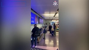 Teen rides baggage carousel into restricted area at airport