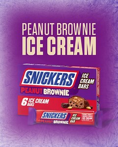 5.7K views · 151 reactions | Have you tried Snickers Peanut Brownie ice cream yet?  | SNICKERS | Facebook