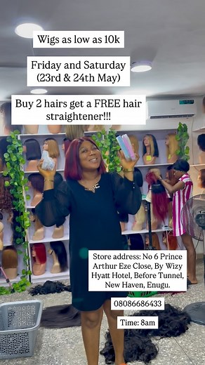 Ndi Enugu, come and see for yourself tomorrow, I don’t want to shout too much online, abeg 😂😂 | Lemonade Hair