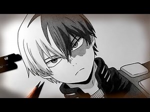 How to draw Shoto Todoroki | My Hero Academia | Step by step Tutorial