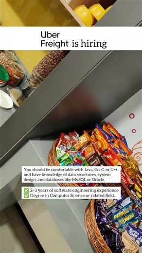 Apply Fast! ⏳ Uber Freight Hiring Software Engineers #jobalert #softwareengineer #shorts