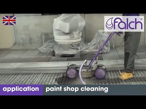 Effectively clean and remove paint from paint systems and spray booths with high-pressure cleaners