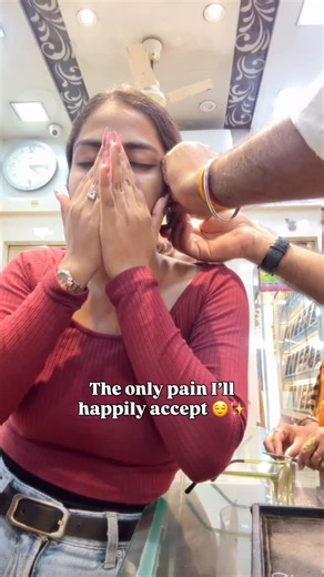 Preeti Gosavi ✨ | Beauty & Lifestyle on Instagram: "Reposting because you guys showed this so much love 😭 . . (ear piercing girl, piercing vlog, piercing reaction, piercing day, girly aesthetic, minimal jewellery, fashion trend 2025, lifestyle reel, self-care aesthetic) . #PiercingAesthetic #PiercingDay #Girl Trend #AestheticVibes #ViralReel2025 #FashionTrendAlert #GlowGirlEnergy #ItGirlVibes #JewelleryAddict #LifestyleCreator #GirlyAesthetic #ReelltFeellt #TrendyAF #ReelGoals"