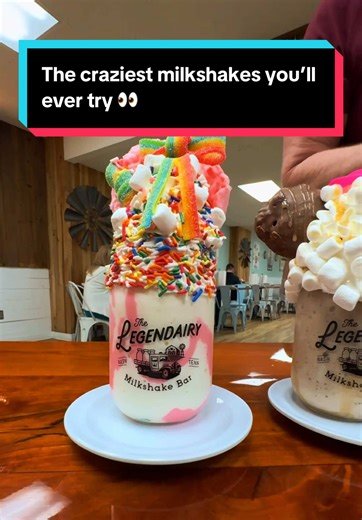 We don’t what the question was but milkshakes from @The Legendairy Milkshake Bar are probably the answer 🤩 For a limited time, the viral Strawberry Spring Break Shortcake Shake (on the left) is back! 🍓😋 📍 171 3rd Ave N #Nashville #615 #Milkshakes #Foodie #IceCream