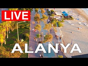 Live Webcam Alanya Turkey. KLEOPATRA BEACH 14.08.2023 #alanya #alanyatürkei