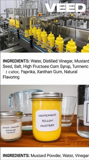 💛EZ! Homemade Yellow Mustard, Only 3 ingredients, Stop buying the chemical paste Hack #73 💛