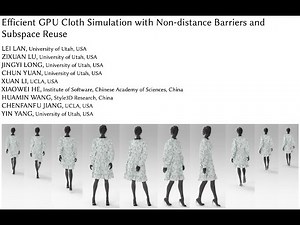 [SIGGRAPH Asia 2024] Efficient Cloth Simulation Using Non-distance Barriers and Subspace Reuse