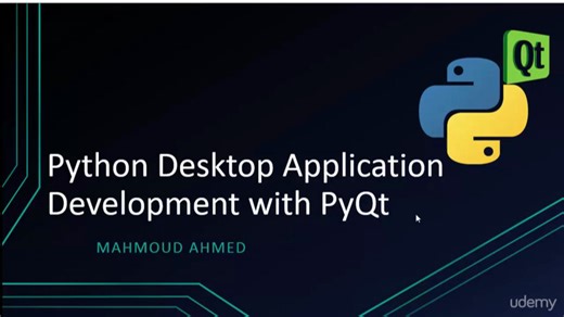 Udemy - Python Desktop Application Development with PyQt