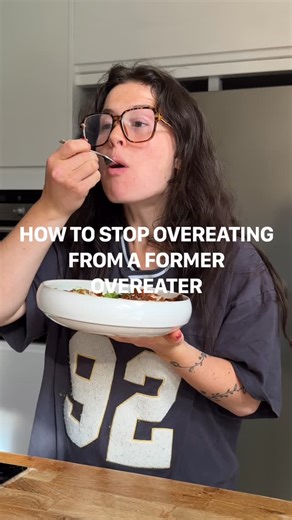 Sarah Mackay | How to Stop Overeating (from a former overeater)💕🫂 I want to note here I think this is a very complex, nuanced topic. Although the word... | Instagram